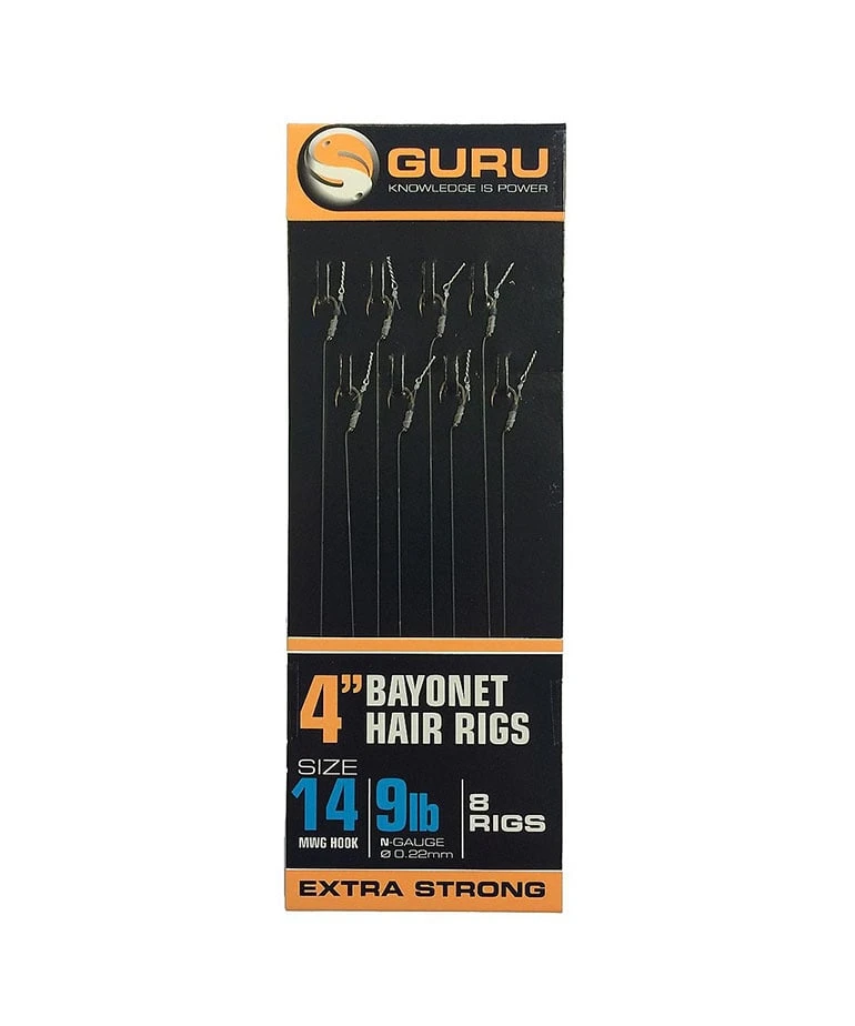 Guru 4” Bayonet Hair Rigs 2 Guru 4” Bayonet Hair Rigs - Afbeelding 2