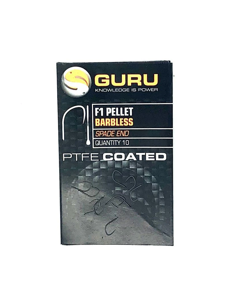 Guru F1 Pellet Barbless Spade End 1 Guru F1 Pellet Barbless Spade End