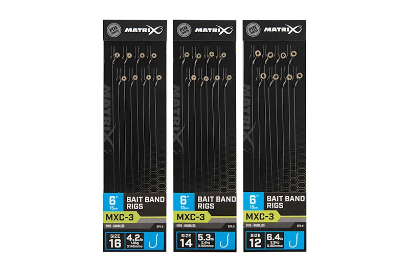Matrix 6” Bait Band Rigs MXC-3 1 Matrix 6” Bait Band Rigs MXC-3