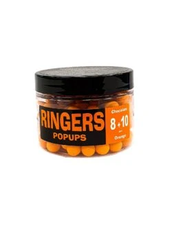 Pop Ups Chocolate 8+10mm Orange -Guru Verkoopwinkel ringers pop ups chocolate 810mm orange 4